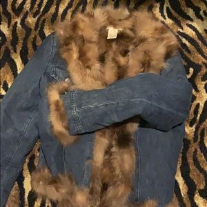 Woman’s fur Jean jacket